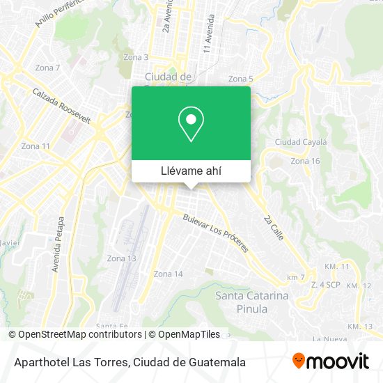 Mapa de Aparthotel Las Torres