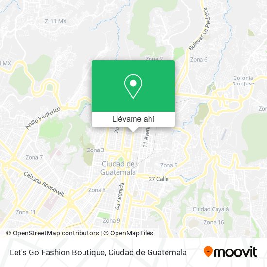 Mapa de Let's Go Fashion Boutique