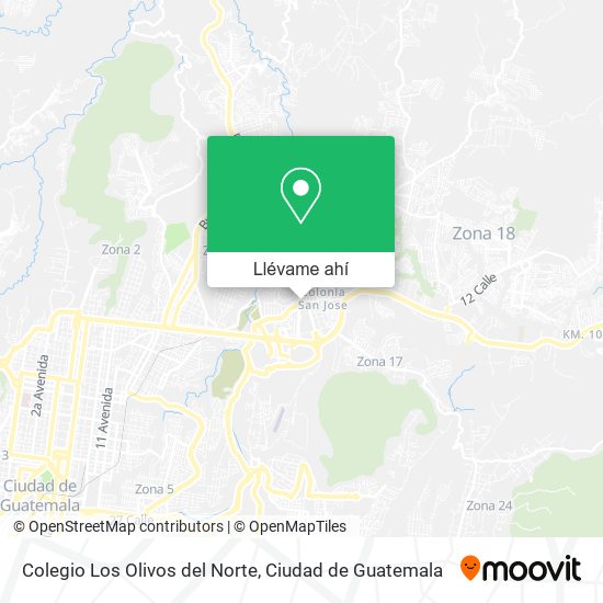 Mapa de Colegio Los Olivos del Norte