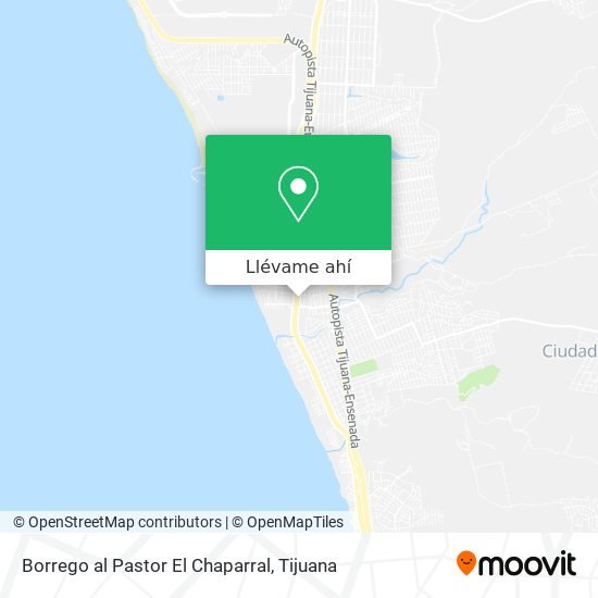 Cómo llegar a Borrego al Pastor El Chaparral en Tijuana en Autobús?