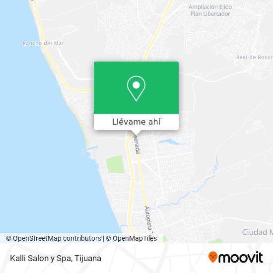 Mapa de Kalli Salon y Spa