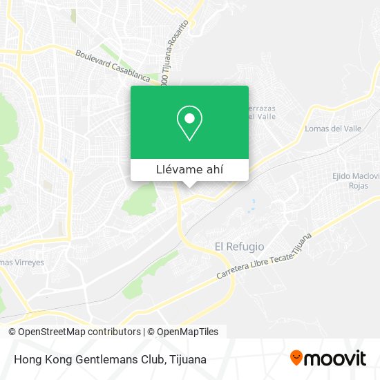 Mapa de Hong Kong Gentlemans Club