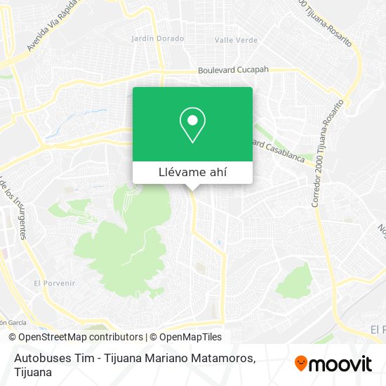 Cómo llegar a Autobuses Tim - Tijuana Mariano Matamoros en Autobús?