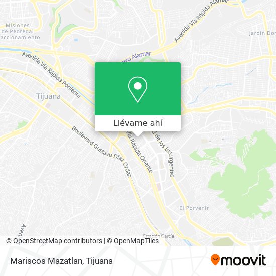 Cómo llegar a Mariscos Mazatlan en Tijuana en Autobús?