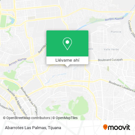 Cómo llegar a Abarrotes Las Palmas en Tijuana en Autobús?