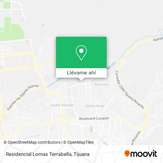 Cómo llegar a Residencial Lomas Terrabella en Tijuana en Autobús?