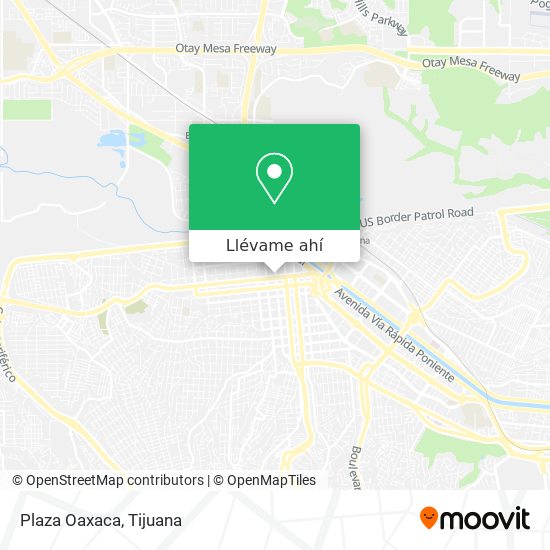 Cómo llegar a Plaza Oaxaca en Tijuana en Autobús?