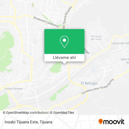 Mapa de Insabi Tijuana Este