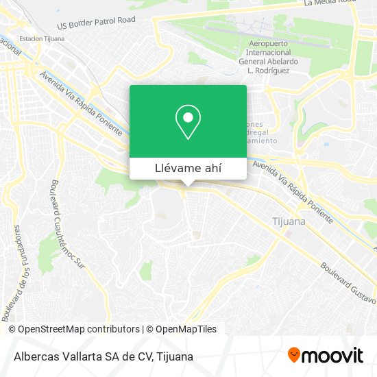 Cómo llegar a Albercas Vallarta SA de CV en Tijuana en Autobús?