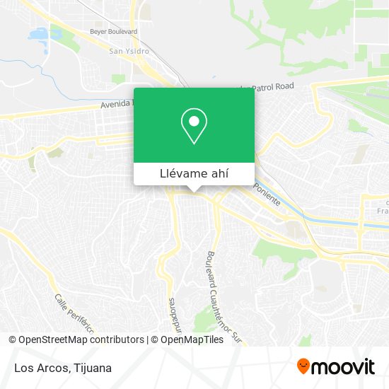 Cómo llegar a Los Arcos en Tijuana en Autobús?