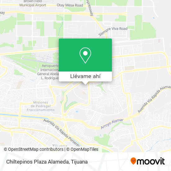 Mapa de Chiltepinos Plaza Alameda