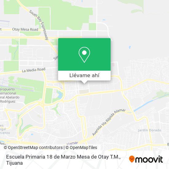 Cómo llegar a Escuela Primaria 18 de Marzo Mesa de Otay . en Tijuana en  Autobús?