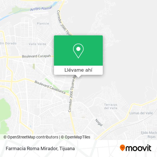 Cómo llegar a Farmacia Roma Mirador en Tijuana en Autobús?