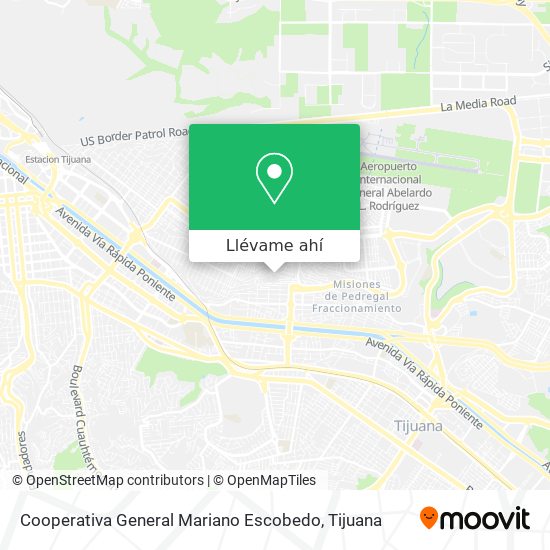 Mapa de Cooperativa General Mariano Escobedo