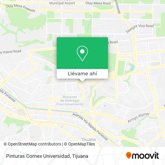 Cómo llegar a Pinturas Comex Universidad en Tijuana en Autobús?