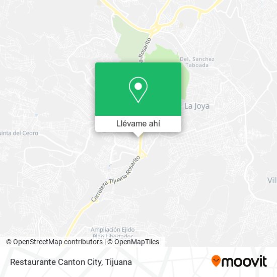 Mapa de Restaurante Canton City
