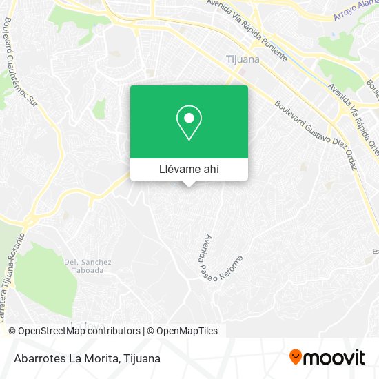 Mapa de Abarrotes La Morita