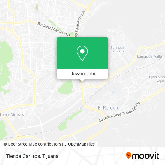 Mapa de Tienda Carlitos