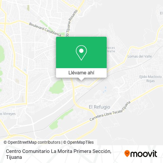 Mapa de Centro Comunitario La Morita Primera Sección