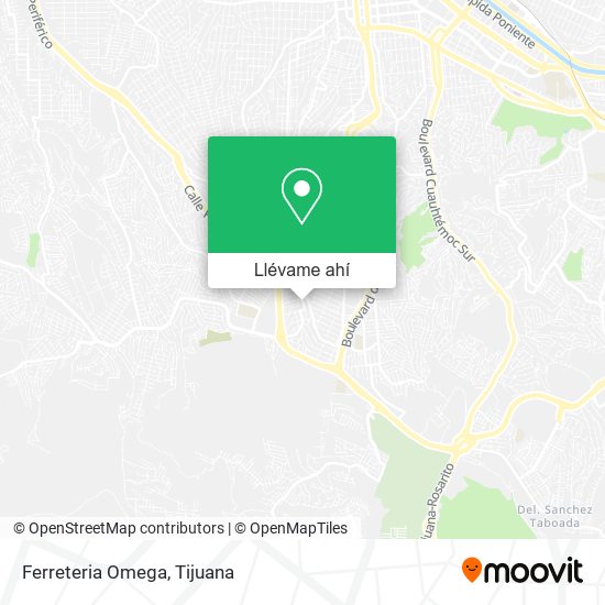 C mo llegar a Ferreteria Omega en Tijuana en Autob s