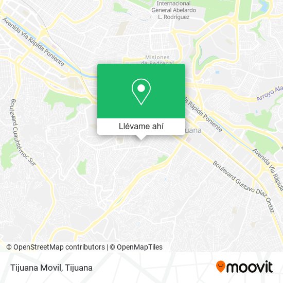 Mapa de Tijuana Movil