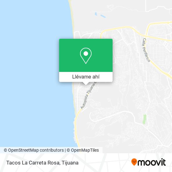 Mapa de Tacos La Carreta Rosa