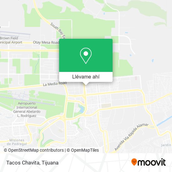 Mapa de Tacos Chavita