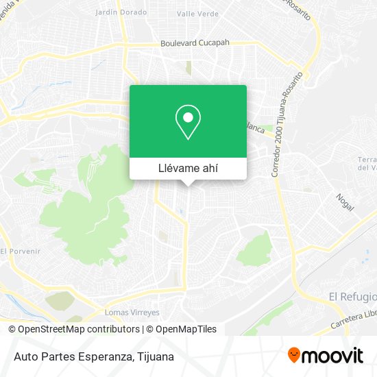 Mapa de Auto Partes Esperanza