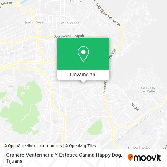 Mapa de Granero Venterinaria Y Estética Canina Happy Dog
