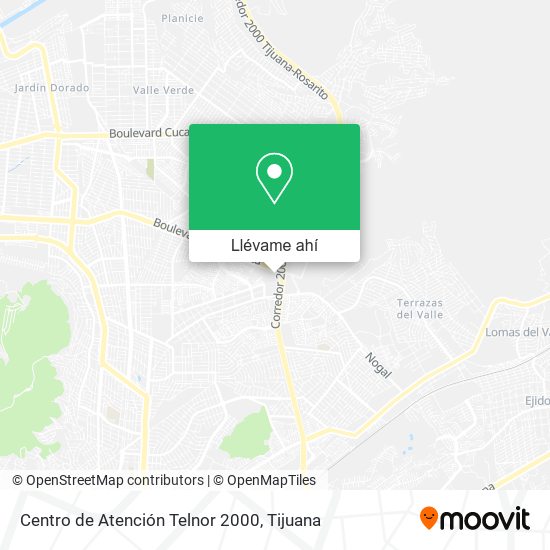 Mapa de Centro de Atención Telnor 2000