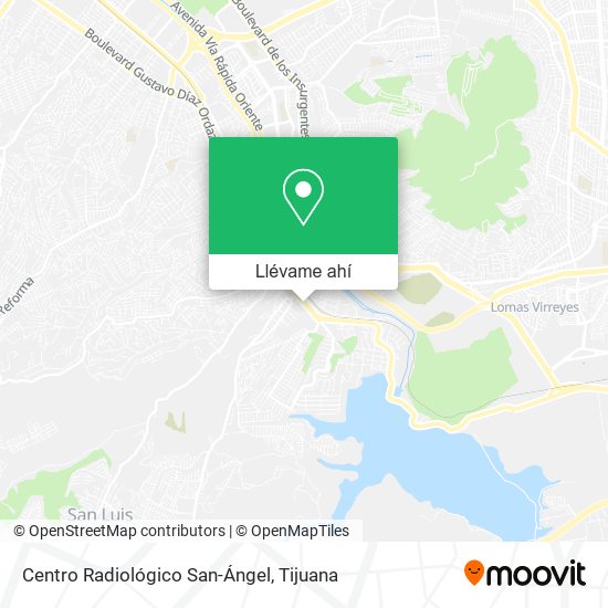 Mapa de Centro Radiológico San-Ángel