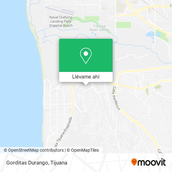 Mapa de Gorditas Durango