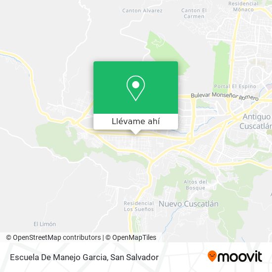 Mapa de Escuela De Manejo Garcia