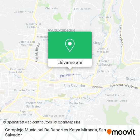 Mapa de Complejo Municipal De Deportes Katya Miranda