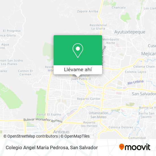 Mapa de Colegio Angel Maria Pedrosa