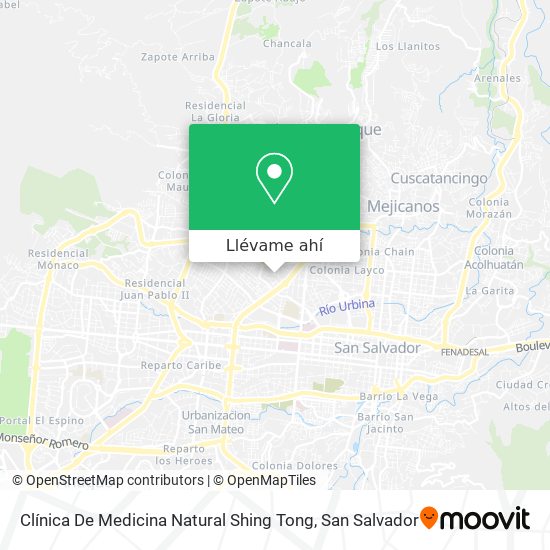 Mapa de Clínica De Medicina Natural Shing Tong