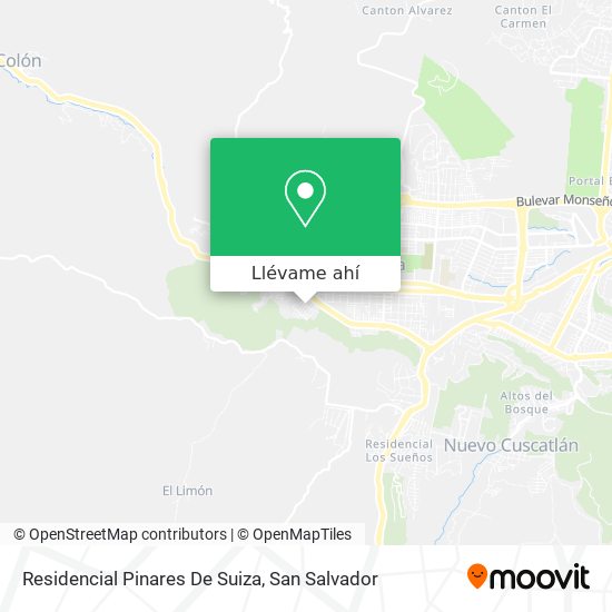 Como Llegar A Residencial Pinares De Suiza En Nueva San Salvador En Autobus Moovit