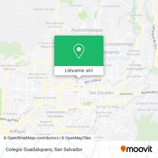 Mapa de Colegio Guadalupano