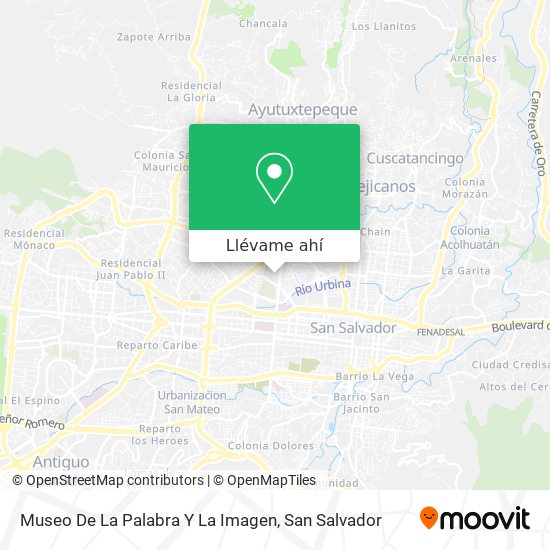 Mapa de Museo De La Palabra Y La Imagen
