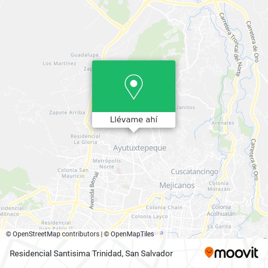 Mapa de Residencial Santisima Trinidad