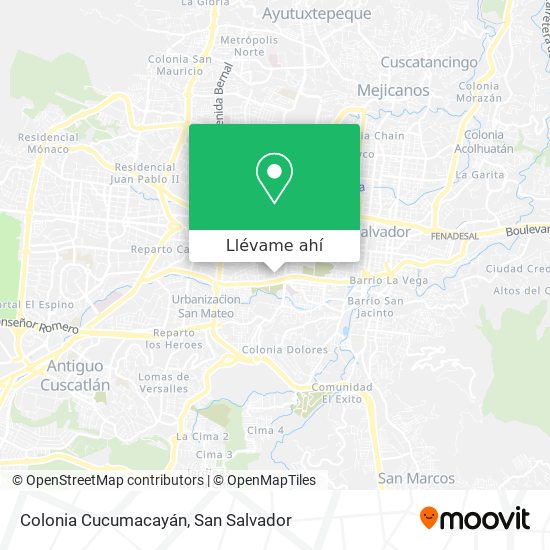 Mapa de Colonia Cucumacayán