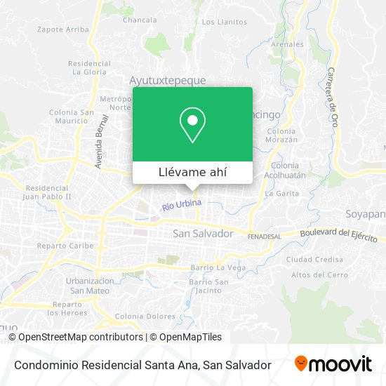 Mapa de Condominio Residencial Santa Ana