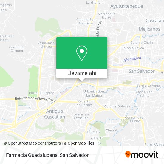 Mapa de Farmacia Guadalupana