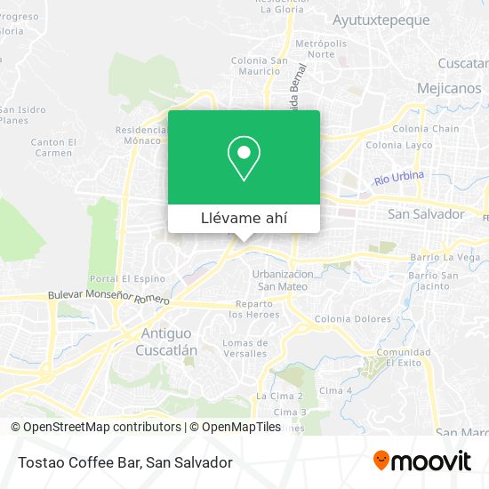 Mapa de Tostao Coffee Bar