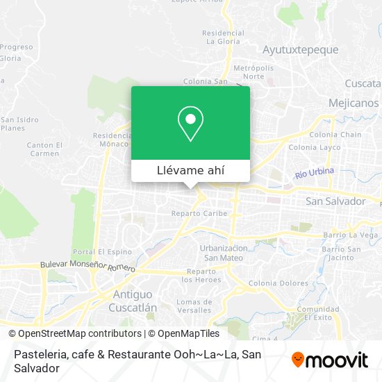 Mapa de Pasteleria, cafe & Restaurante Ooh~La~La