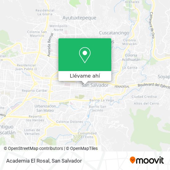 Mapa de Academia El Rosal