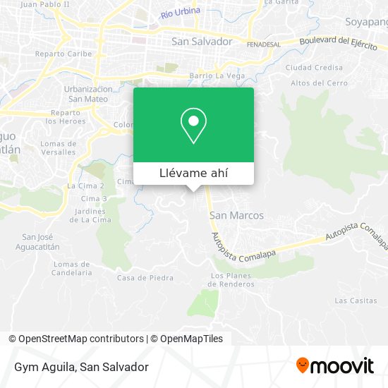 Mapa de Gym Aguila