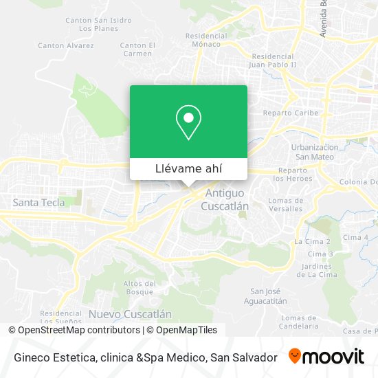 Mapa de Gineco Estetica, clinica &Spa Medico