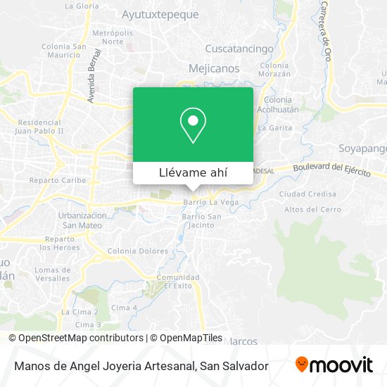 Mapa de Manos de Angel Joyeria Artesanal