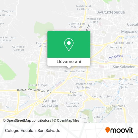 Mapa de Colegio Escalon